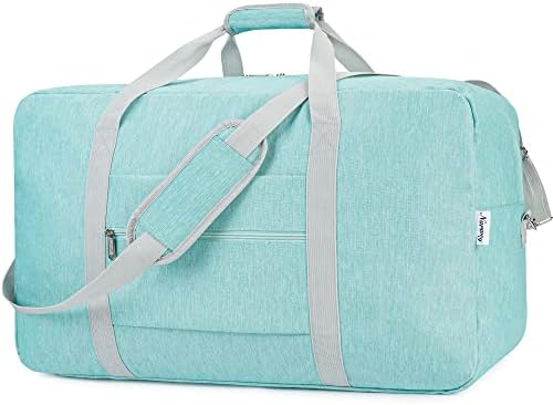 28 inch Extra Large Travel Duffel Bag Foldable Weekender Packable Lightweight Luggage Bag Overnight for Women and Men 85L (Mint Green) 28 inch Extra Large Travel Duffel Bag Foldable Weekender Packable Lightweight Luggage Bag Overnight for Women and Men 85L (Mint Green)