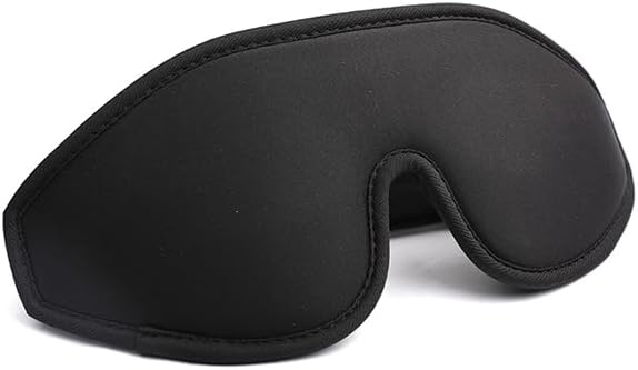 Sleep Mask – Eye Mask with Light Blocking, Comfortable & Adjustable Straps, for Women and Men, Blindfold for Sleep and Travel, Black Sleep Mask – Eye Mask with Light Blocking, Comfortable & Adjustable Straps, for Women and Men, Blindfold for Sleep and Travel, Black