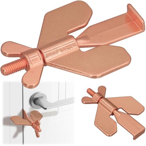 1PCS Portable Door Lock,Door Lock,Home Security Door Locker Travel Lockdown Locks for Additional Safety and Privacy Protion,for Home Hotel School Apartment(Rose Gold) 1PCS Portable Door Lock,Door Lock,Home Security Door Locker Travel Lockdown Locks for Additional Safety and Privacy Protion,for Home Hotel School Apartment(Rose Gold)