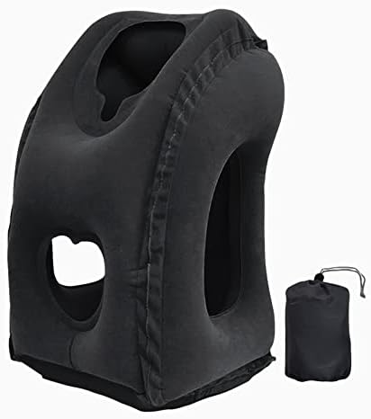 Inflatable cuddling pillow flight pillows for long haul flights comfortable for long flight comfortable and portable, easy to travel