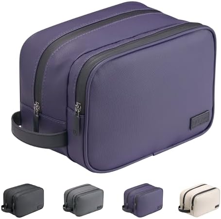 Leather Toiletry Bag, Travel Toiletry Organizer, Dopp Kit Water-resistant Shaving Bag for Toiletries Accessories, Door Room Essentials for Women and Men Leather Toiletry Bag, Travel Toiletry Organizer, Dopp Kit Water-resistant Shaving Bag for Toiletries Accessories, Door Room Essentials for Women and Men