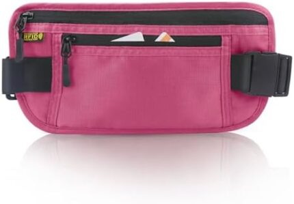 Money Belt For Travel Hidden Passport Holder Men/Women Travel Wallet Hidden Pouch Under Clothes To Protect Your Information And Money Travel Fanny Pack Bag