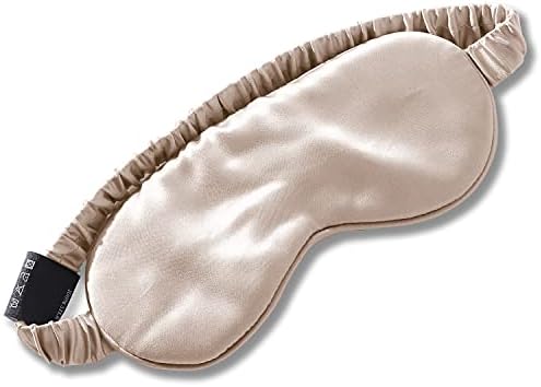 Mulberry Silk Eye Mask Sleep Mask for Women, Sleeping Mask for Men, Night Blackout Covers Blind Folds, Patch Drowsy Blindfold Travel Flight, Pure Sleep Masks for Women, Champagne Mulberry Silk Eye Mask Sleep Mask for Women, Sleeping Mask for Men, Night Blackout Covers Blind Folds, Patch Drowsy Blindfold Travel Flight, Pure Sleep Masks for Women, Champagne