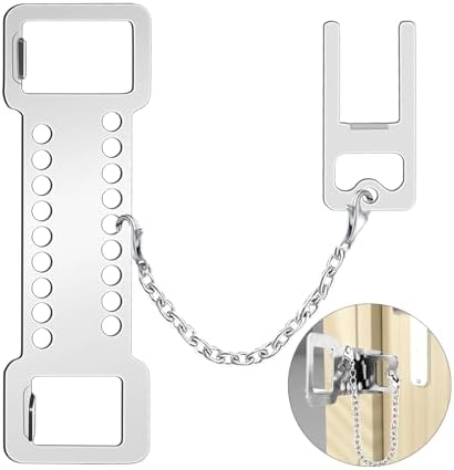 Portable Door Lock Home Security Door Locks Travel for Additional Privacy and Safety Pocket Door Lock Perfect for Traveling Hotel Apartment College Home