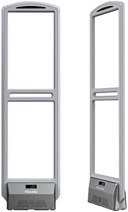 Retail Anti-theft Equipment Security Tags Checker, Wide Sense Distance Sound Light Alarm, Dual Voltage 220-110V Theft-Prevention AM 58Khz EAS System for Supermarket Clothing Stores Gray