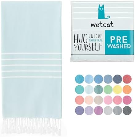 WETCAT Turkish Beach Towel Oversized 38×71 100% Cotton Sand Free Quick Dry Extra Large Light Travel Towel for Adults Beach Accessories Gifts – Aquamarine WETCAT Turkish Beach Towel Oversized 38×71 100% Cotton Sand Free Quick Dry Extra Large Light Travel Towel for Adults Beach Accessories Gifts – Aquamarine