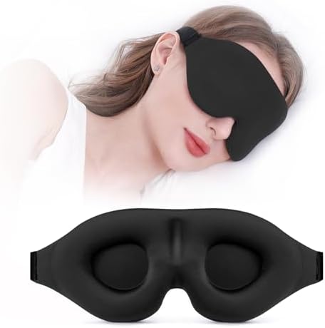 YIVIEW Sleep Mask for Side Sleeper, 100% Light Blocking 3D Sleeping Eye Mask, Soft Breathable Eye Cover for Women Men, Relaxing Zero Pressure Night Blindfold YIVIEW Sleep Mask for Side Sleeper, 100% Light Blocking 3D Sleeping Eye Mask, Soft Breathable Eye Cover for Women Men, Relaxing Zero Pressure Night Blindfold