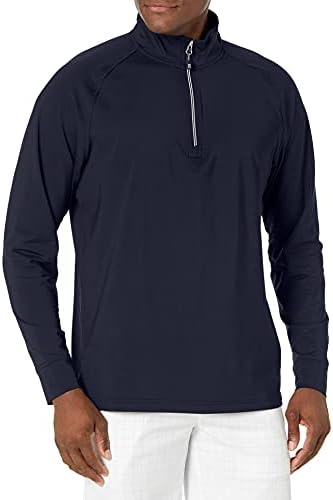 Cutter & Buck Adapt Eco Knit Stretch Recycled Mens Long Sleeve Quarter Zip Pullover