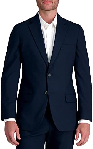 Haggar Men’s Premium Stretch Tailored Fit Subtle Pattern Suit Separates-Pants and Jackets